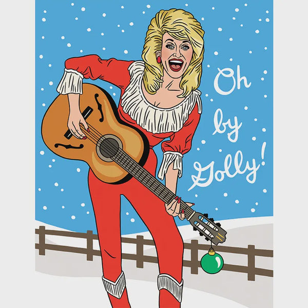 Have A Holly Dolly Christmas Card jorjy