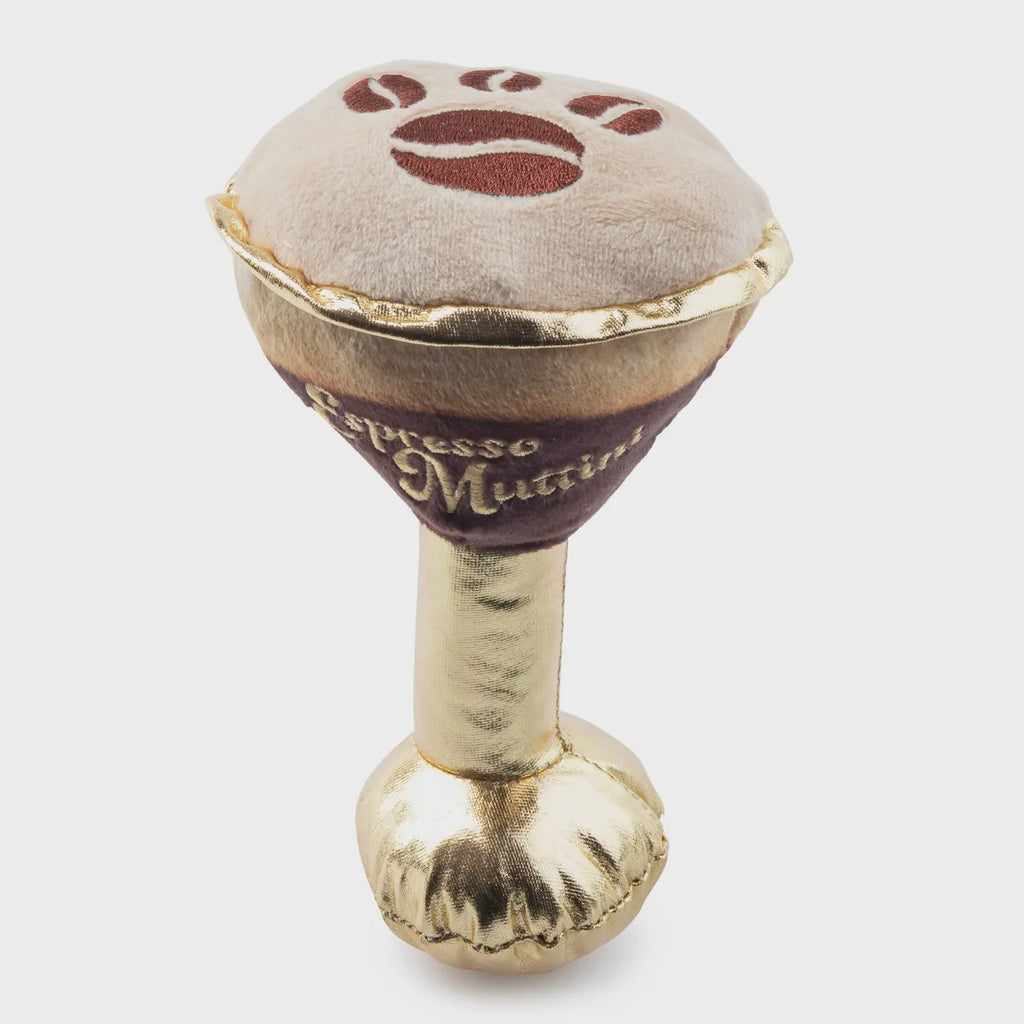 Espresso Muttini Dog Toy