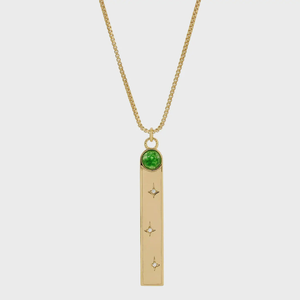 Aether Pendant Necklace - Emerald Jade