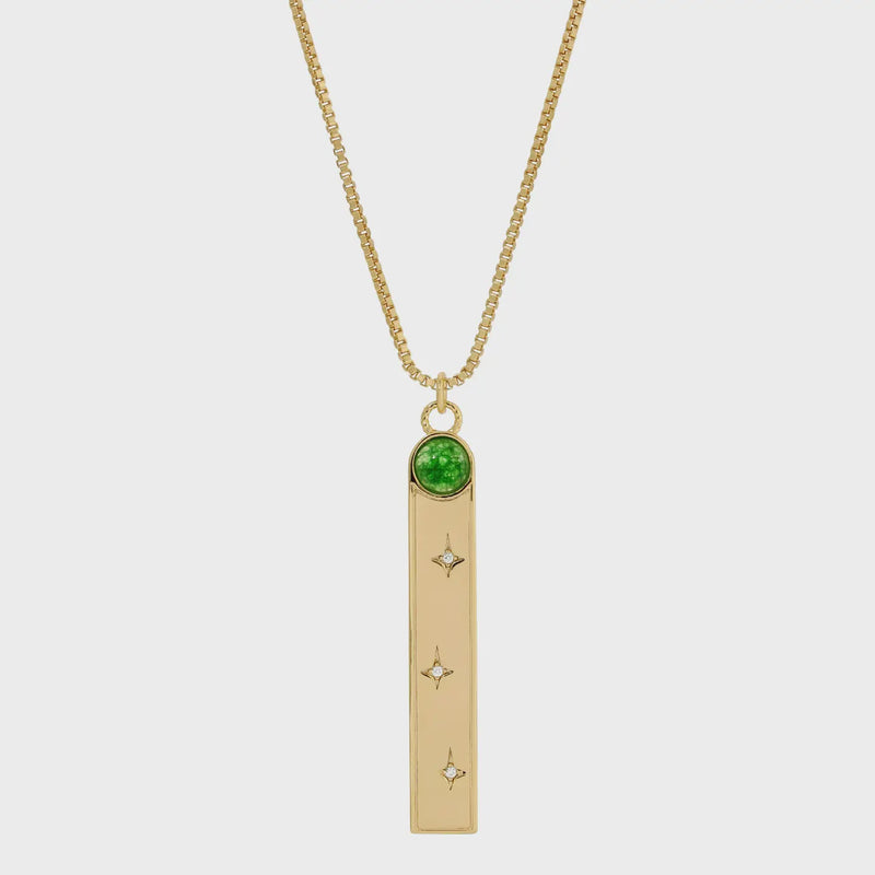 Aether Pendant Necklace - Emerald Jade