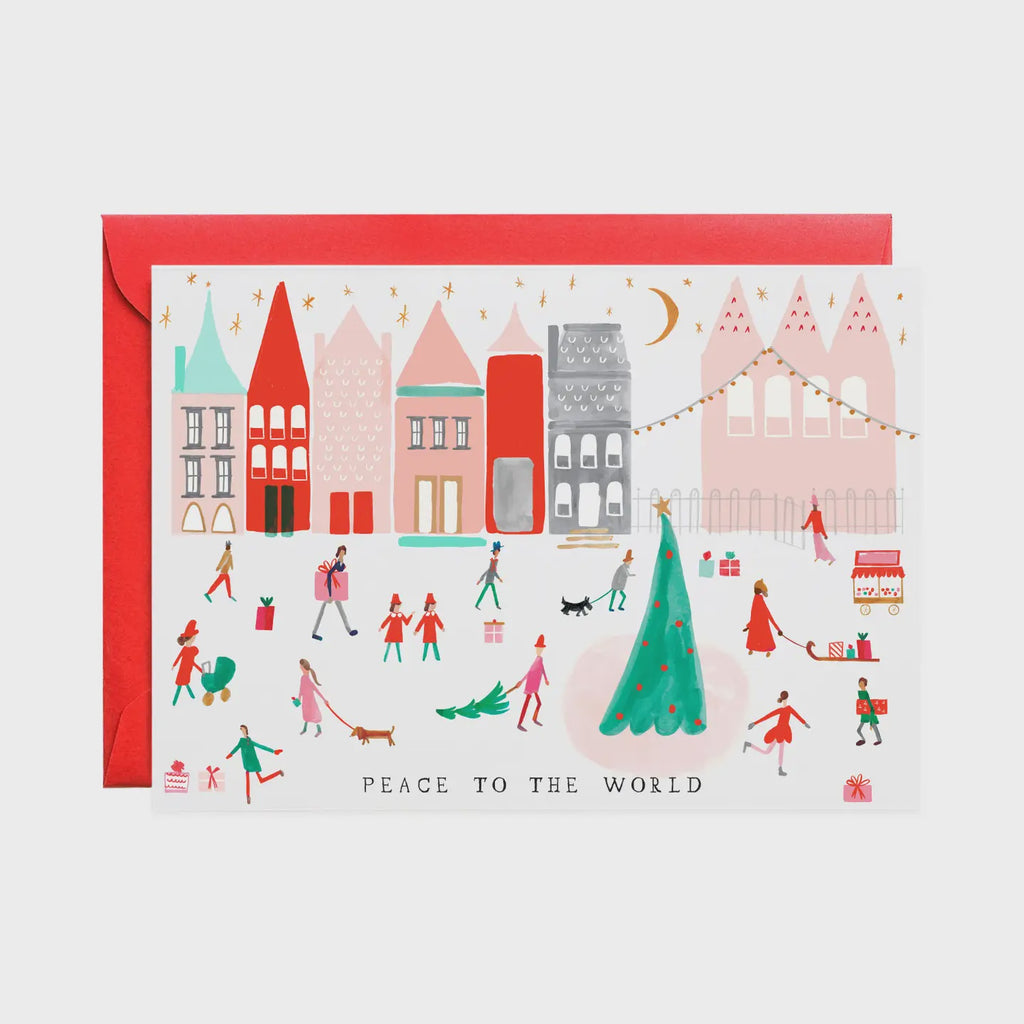 Peace To the Whole World - Holiday Greeting Card Set