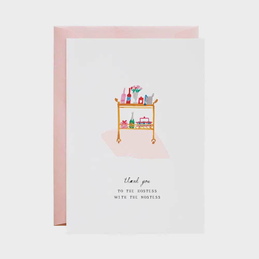 For the Hostess - Thank You Greeting Card