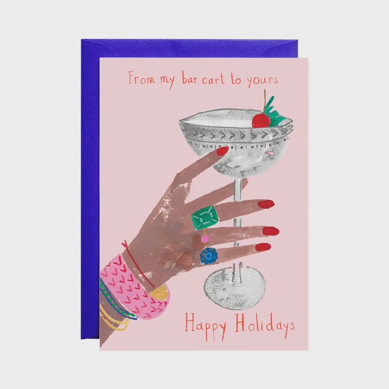 From My Bar Cart To Yours - Holiday Greeting Card