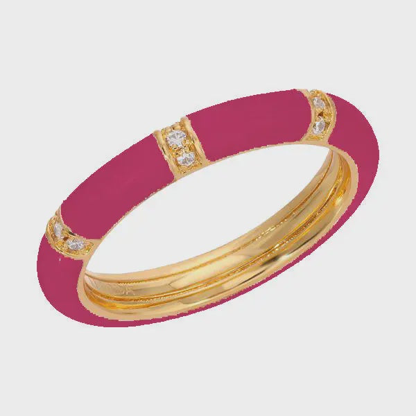 Lamill Stacking Ring - Barbie Pink