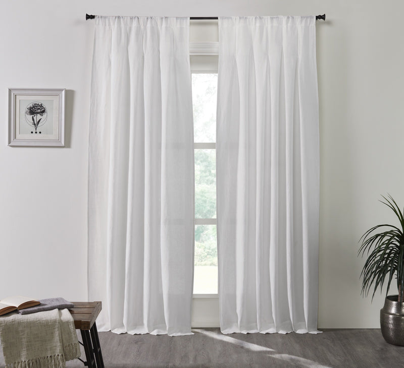 Genevieve Curtain - White - 96''