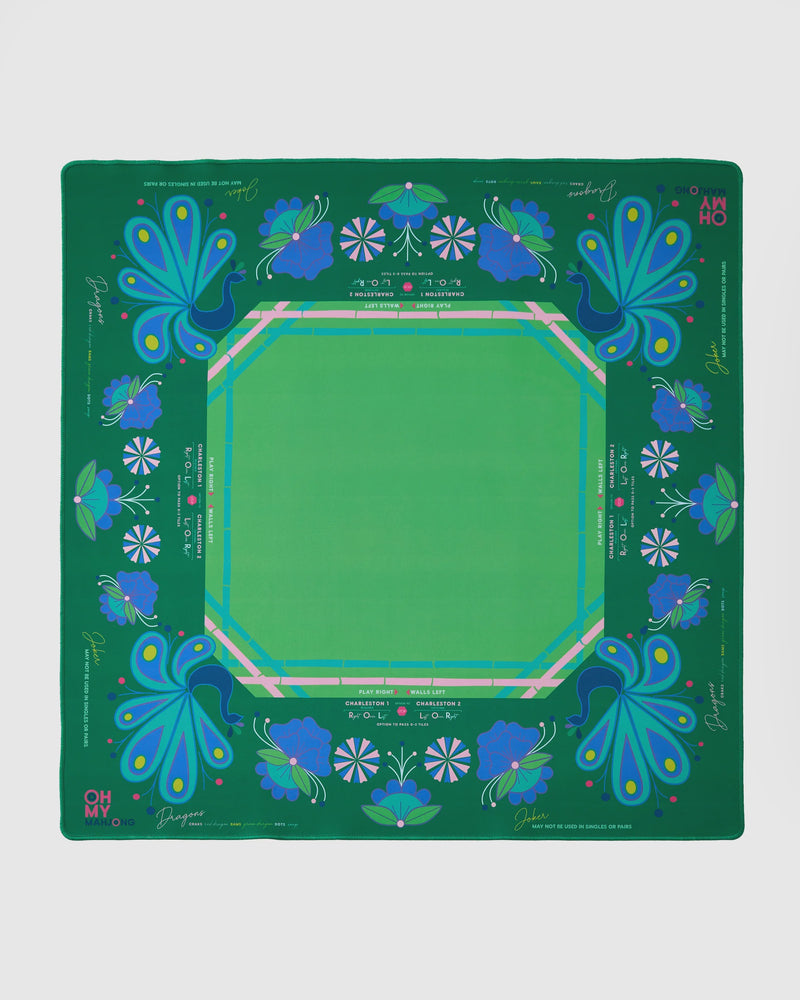 Birdie Green Mahjong Mat