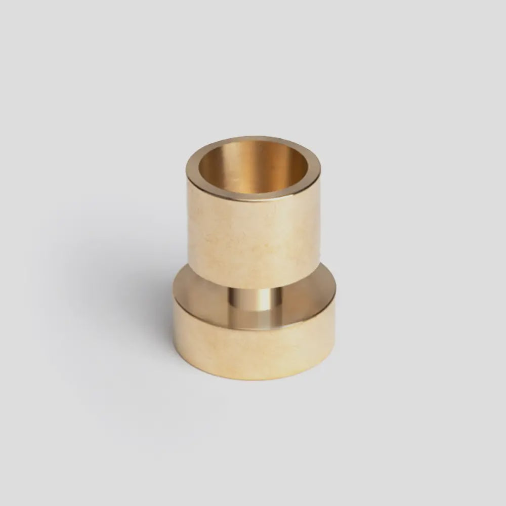 Solid Brass Candle Holder - 1.6" T