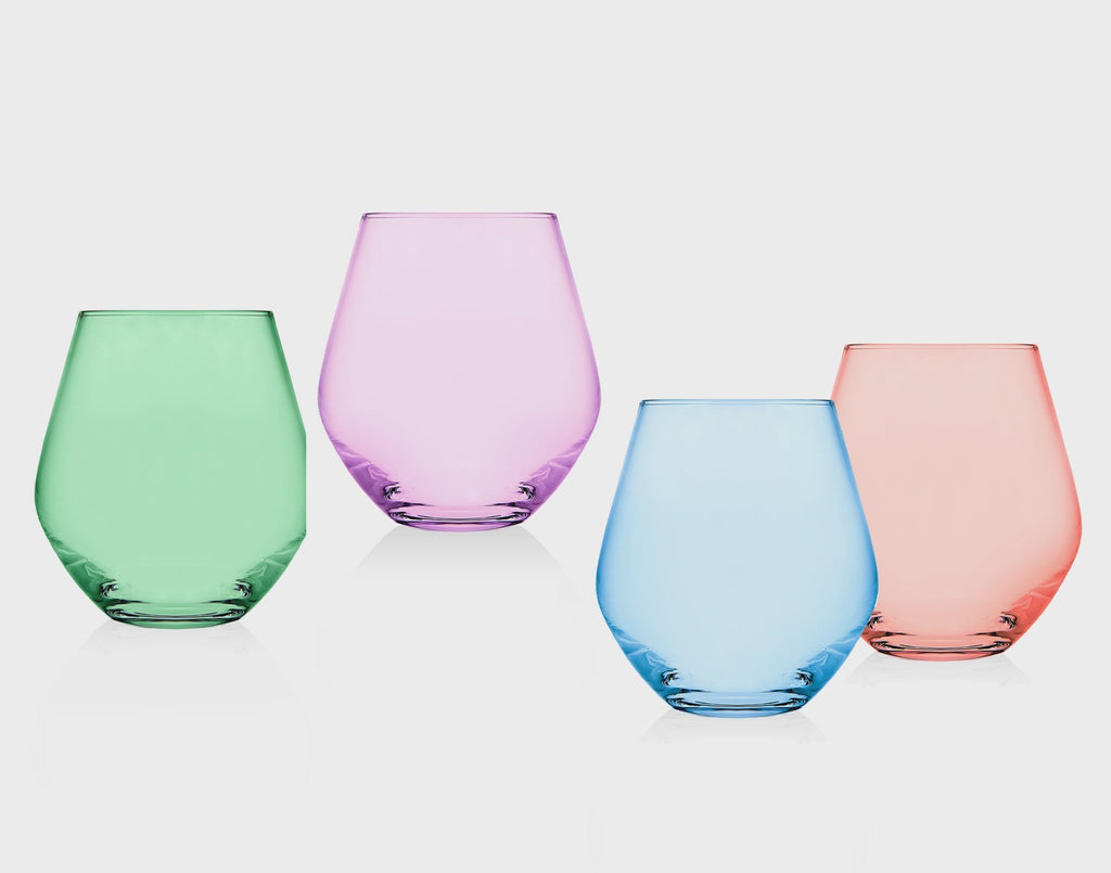 Sherbert Stemless Wine Glass