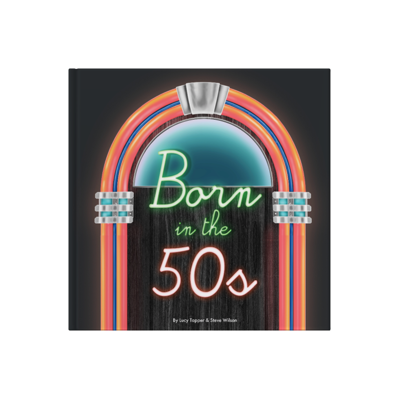 Born In The 50s Gift Book