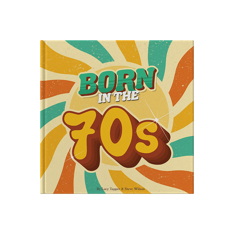 Born In The 70s Gift Book