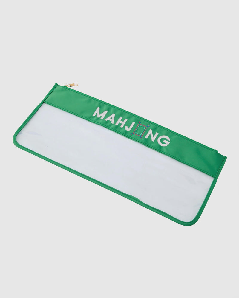 Green Stitched Mahjong Bag