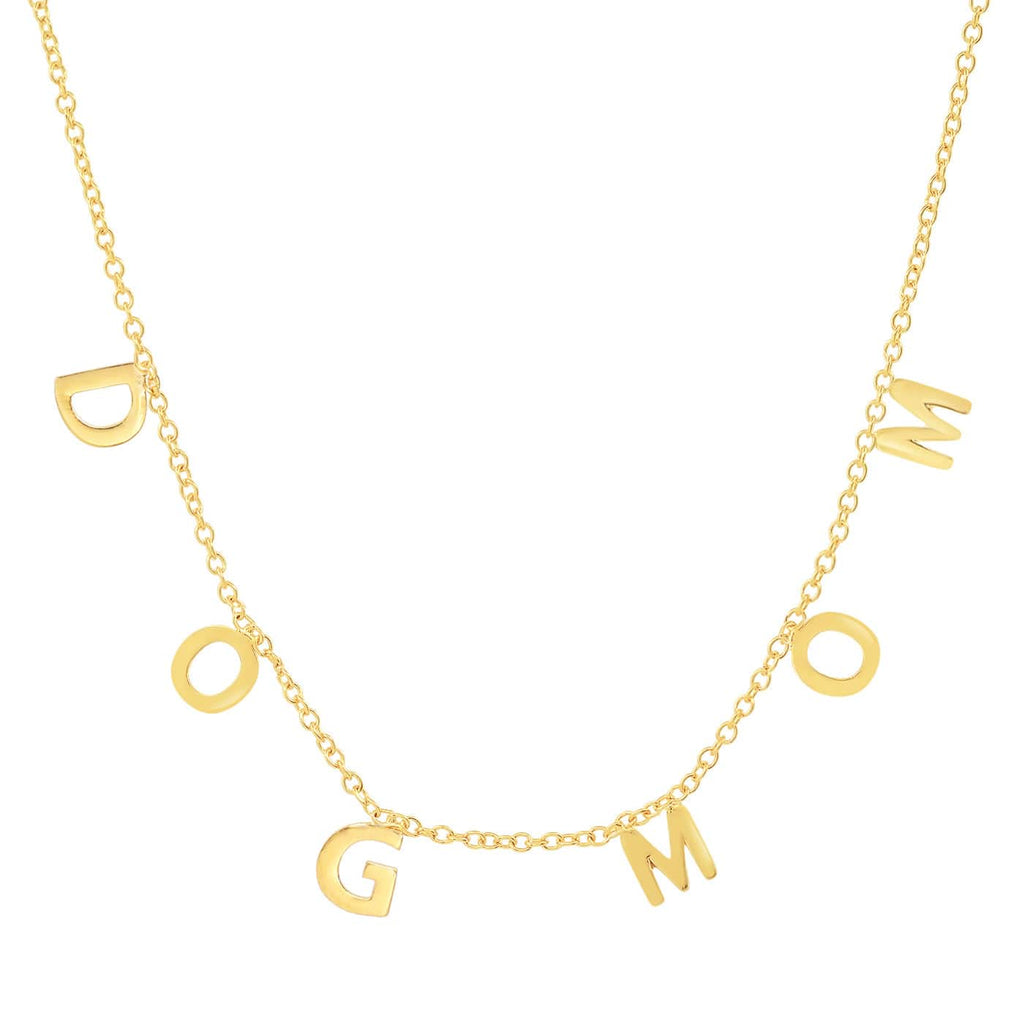 Dog Mom Charm Necklace