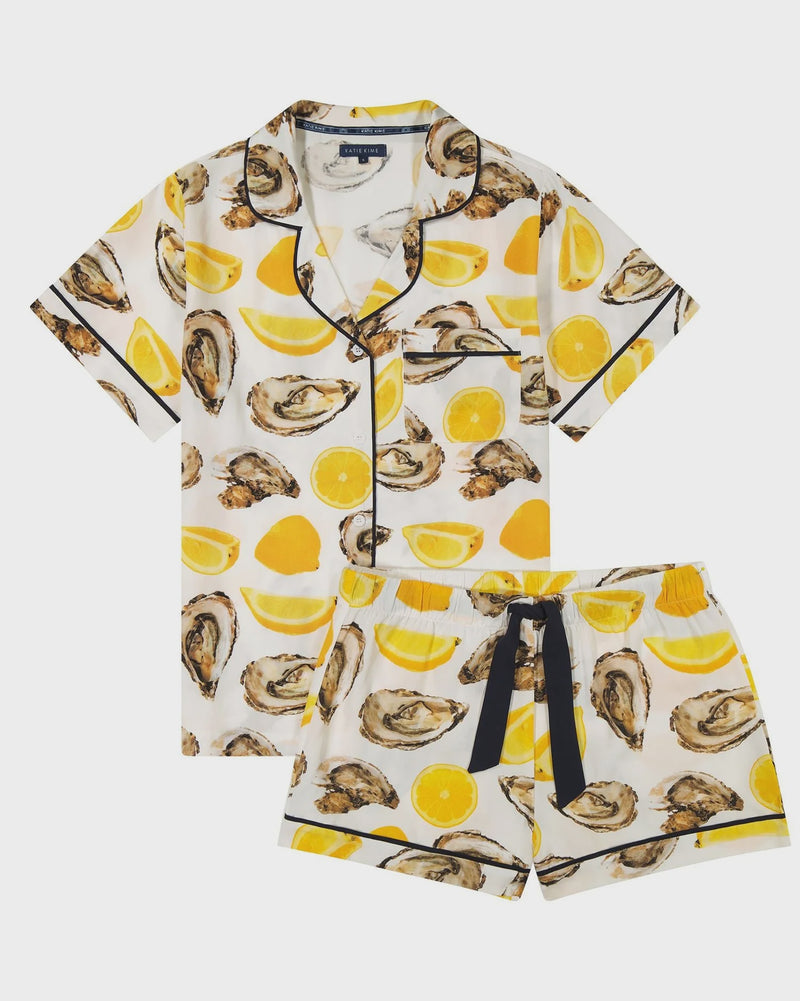 The World Is Your Oyster Pajama Shorts Set